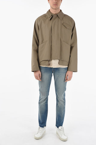 Coated Linen Jacket