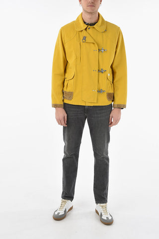 ARCHIVE -021 Cotton Parka with Suede Details