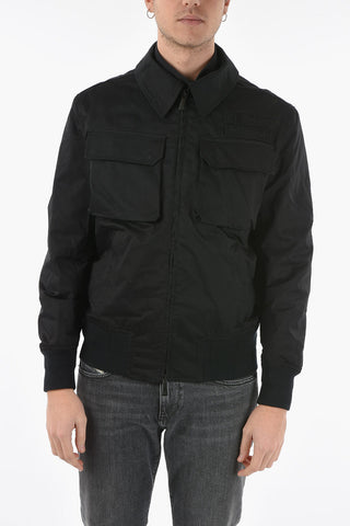 Multipocket AUGUSTIN Stretch Cotton Bomber Jacket