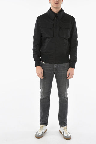 Multipocket AUGUSTIN Stretch Cotton Bomber Jacket