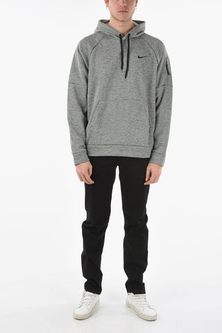 Therma-Fit-Sweatshirt mit angerauter Innenseite und großer aufgesetzter Tasche