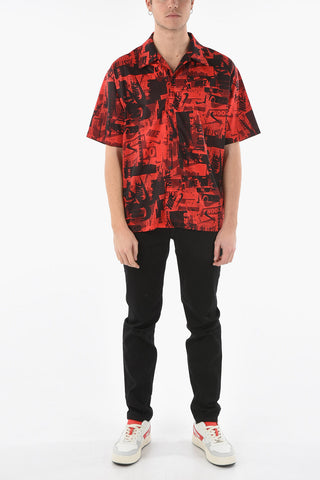 All Over Printed Two-Tone Dri-Fit Shirt