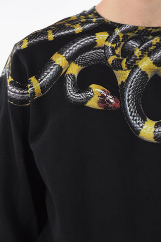Crew Neck SABINO Printed Sweatshirt