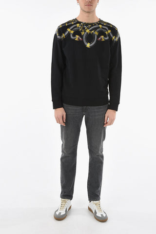 Crew Neck SABINO Printed Sweatshirt