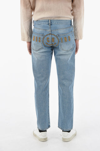 COUTURE! Embroidered Logo SMILEY Regular Fit Denims 19cm