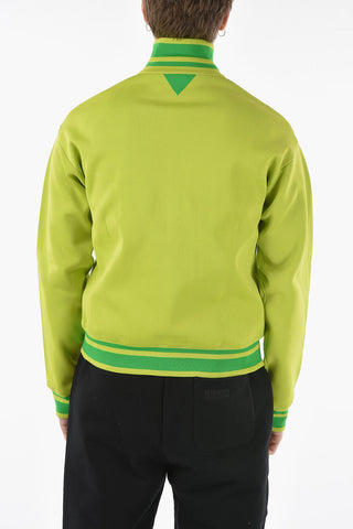 Mock Neck SPORTS Sweatshirt with Front Zip