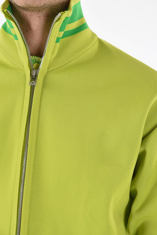 Mock Neck SPORTS Sweatshirt with Front Zip