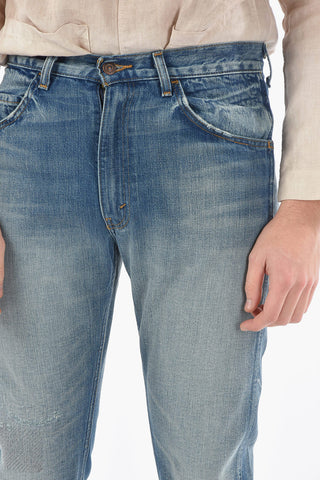 VINTAGE Frayed Hem FUTURE SHOCK Slim Fit Denims 17cm