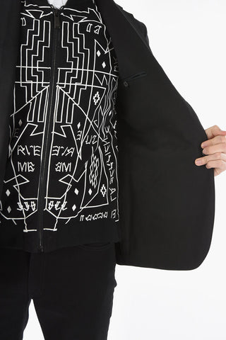 Double-layered BELTRAN Front Zipped Blazer