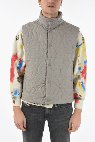 Buttoned Quilted Vest