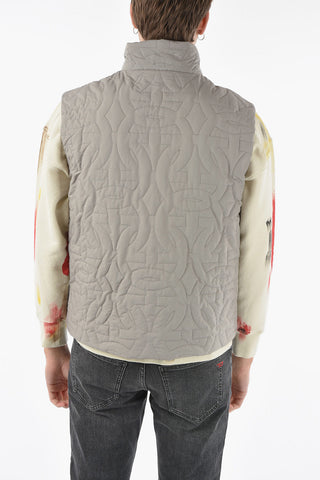 Buttoned Quilted Vest