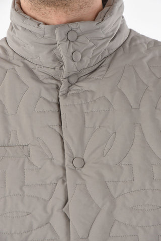 Buttoned Quilted Vest