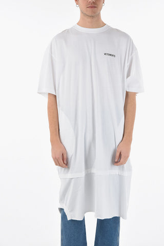 LIMITED EDITION Double-layered UNISEX Cotton Maxi T-Shirt