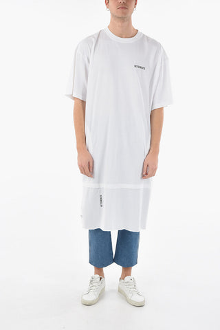 LIMITED EDITION Double-layered UNISEX Cotton Maxi T-Shirt