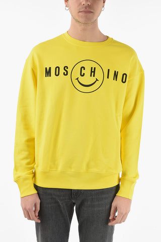 COUTURE! Embroidered Logo SMILEY Crew Neck Sweatshirt