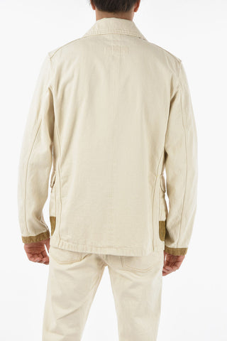ARCHIVE -021 Cotton Parka with Suede Details