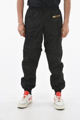 COUTURE! Metal Logo Modular Nylon Sweatpants