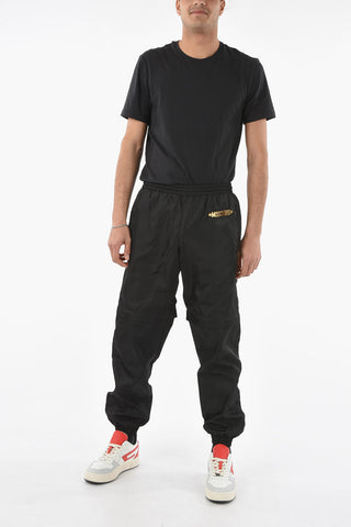 COUTURE! Metal Logo Modular Nylon Sweatpants