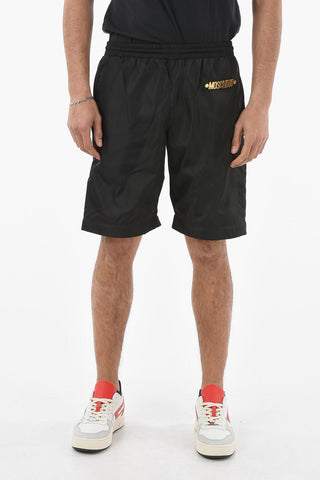 COUTURE! Metal Logo Modular Nylon Sweatpants