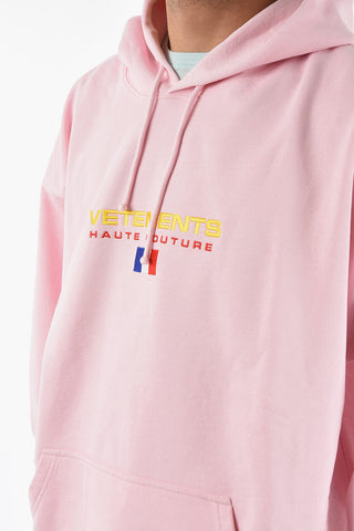 Felpa UNISEX in Cotone HAUTE COUTURE con Cappuccio e Maxitasca