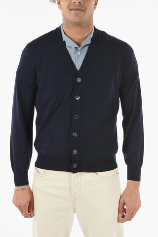 V Neck Cashmere Blend Cardigan