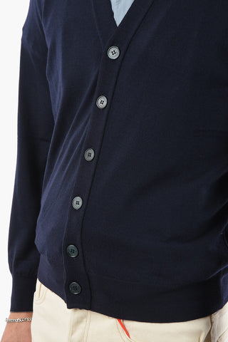 V Neck Cashmere Blend Cardigan