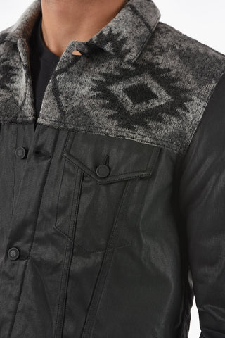 Overshirt Imbottito MUCURA con Dettaglio in Lana