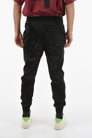 Organic Cotton Blend DRUNKEN Jacquard Sweatpants