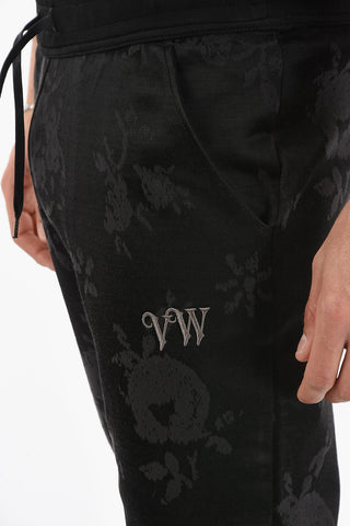 Organic Cotton Blend DRUNKEN Jacquard Sweatpants