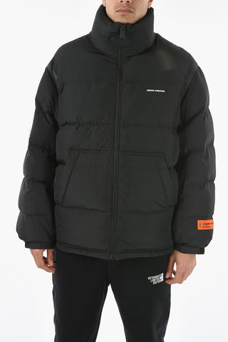 Front Zipped LABEL Padded Jacket