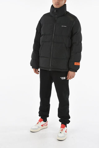 Front Zipped LABEL Padded Jacket