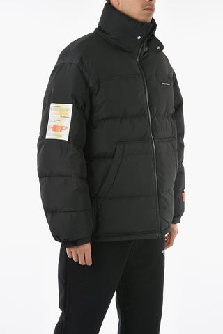 Front Zipped LABEL Padded Jacket
