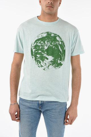 VINTAGE T-Shirt Girocollo EARTH DAY in Cotone