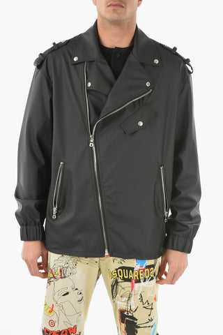 Faux Leather Biker Jacket