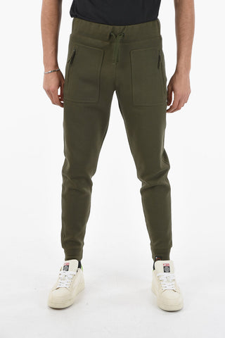 NORTH Joggers in Misto Cotone con Tasche a Zip