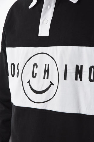COUTURE! Polo Bicolore SLIMEY a Manica Lunga