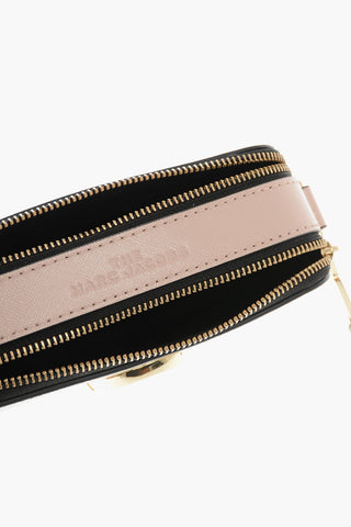 Leather Crossbody Bag SNAPSHOTS With Embroidered Shoulder Strap