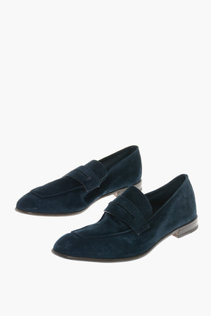 Mocassini Penny L'ASOLA in Suede con Suola in Cuoio