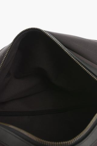 Borsa Duffle In Tela Con Manici In Pelle