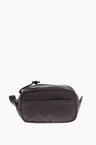 Canvas Travel Bag With Leather Details