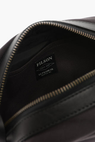 Canvas Travel Bag With Leather Details