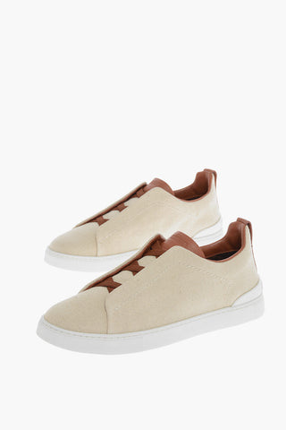 Sneakers in Canvas TRIPLE STITCH con Lacci Elastici