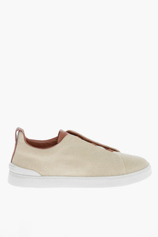 Sneakers in Canvas TRIPLE STITCH con Lacci Elastici