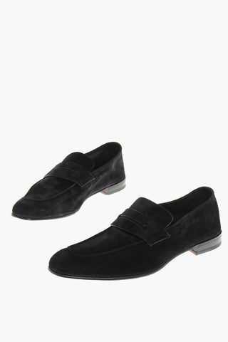 Cuir Sole L'ASOLA Suede Penny Loafers