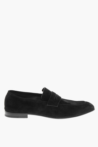 Cuir Sole L'ASOLA Suede Penny Loafers