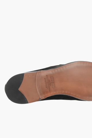 Cuir Sole L'ASOLA Suede Penny Loafers