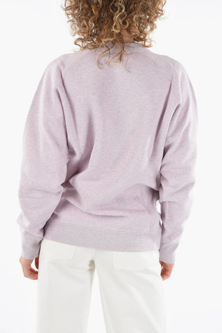 Fleeced Cotton Oversized Sweatshirt