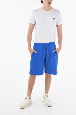 Drawstring Waist P-CROWN-DIV 4 Pockets Shorts