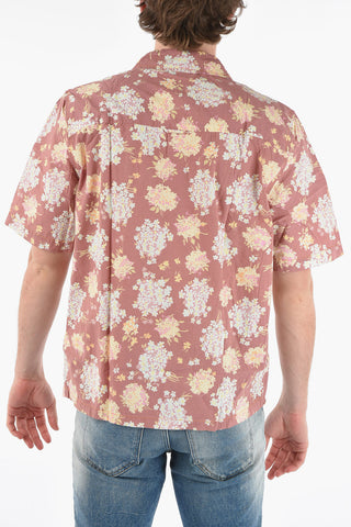 Floral-Patterned S-MAC-FLO Shirt wih Double Breast Pockets