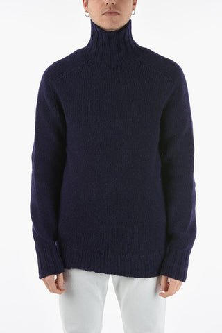 Virgin Wool Turtleneck Sweater